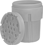 Image of Product. Front orientation. Drums. Salvage/Overpack Drums, Polyethylene.