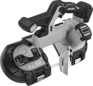 Image of Product. Front orientation. Band Saws. Cordless Band Saws.