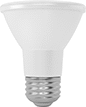 Image of Product. Side1 orientation. Light Bulbs. Screw-In-Base Floodlight and Spotlight Bulbs, PAR20 Bulb Shape.