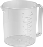 Image of Product. Front orientation. Beakers. Plastic Beakers, PMP, Style G.