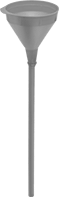 Image of Product. Front orientation. Funnels. Plastic Funnels with Filter , Style B.