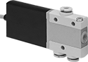 Image of Product. Front orientation. Directional Control Valves. Quick Switch Single-Action Electrically Operated Air Directional Control Valves .