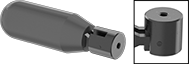 Image of Product. Style 3 (Revolving/Folding). Front orientation. Contains Inset, MultipleImages. Lever Handles. Tapered Lever Handles, Style 3, Revolving Handle, Folding Handle.