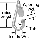 Image of Product. Front orientation. Contains Annotated. Quick Links. 90° Twist Quick Links.