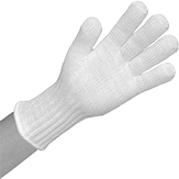 Image of ProductInUse. Front orientation. Gloves. Heat-Protection Gloves, Kevlar/Nomex Fabric.