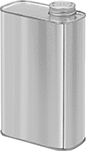 Image of Product. Front orientation. Bottles. Metal Bottles, Style B.