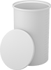 High-Temperature Round Plastic Batch Tanks