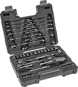Image of Product. Front orientation. Tool Sets. Economy Socket and Wrench Sets, 70 Pieces.