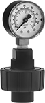 Image of Product. PVC Guard. Front orientation. PVC Guard. Low-Pressure Gauges for Chemicals.