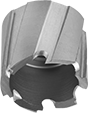 Image of Product. Front orientation. Hole Saws. Hole Saws for Sheet Metal, 1/2" Cutting Depth.
