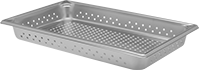 Image of Product. Front orientation. Pans. Vented Food and Beverage Stainless Steel Pans.