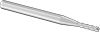 Carbide Square End Mills for Carbon Fiber, Fiberglass, and Graphite
