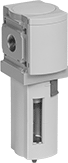 Image of Product. Front orientation. Compressed Air Filters. Festo Modular Compressed Air Filters for Oil Removal.