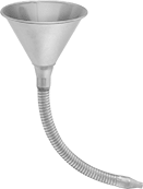 Image of Product. Front orientation. Funnels. Metal Funnels with Filter , Style G.
