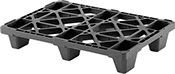 Image of Product. Front orientation. Pallets. Nestable Plastic Pallets, Vented Surface, Style B.
