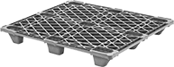 Image of Product. Front orientation. Pallets. Nestable Plastic Pallets, Vented Surface, Style C.