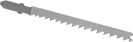 Image of Product. Front orientation. Jigsaw Blades. Fast-Cut Long-Life T-Shank Jigsaw Blades.