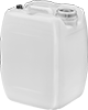 Rectangular UN-Compliant Chemical-Resistant Shipping Jugs with Tamper-Evident Seal