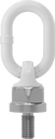 Image of Product. Front orientation. Hoist Rings. Swivel-Under-Load Hoist Rings—For Lifting.