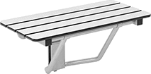 Image of Product. Front orientation. Shower Seats. Rectangular Seats, Phenolic Seat.