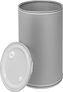 Image of Product. Front orientation. Drums. Fiber Drums with Liner.