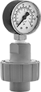 Image of Product. CPVC Guard. Front orientation. CPVC Guard. Low-Pressure Gauges for Chemicals.