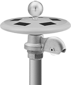 Image of ProductInUse. Front orientation. Landscape Lights. Solar Flagpole Lights.