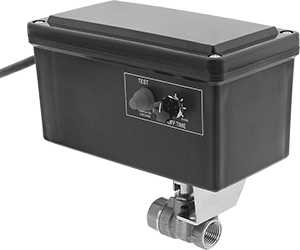 Image of Product. Front orientation. Timer-Operated Compressed Air Drain Valve, High-Pressure, 316 Stainless Steel Housing, NEMA 4x, 1/2 NPT Female.