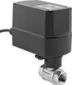 Image of Product. Front orientation. Drain Valves. High-Pressure Timer-Actuated Compressed Air Drain Valves, Brass Housing—IP65, NEMA 4 Enclosure Rating, 600 psi Maximum Pressure.