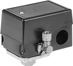 Image of Product. Front orientation. Pressure Switches. Pressure Switches for Air Compressors, Pressure Switches with Air Exhaust Valve.