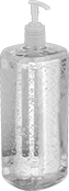 Image of Product. Pump Bottle (1.5 L). Front orientation. Hand Sanitizers. Hand Sanitizers, Gels, Pump Bottle, 1.5 L Container.