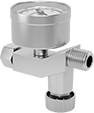 Image of Product. Knob. Bottom orientation. Pressure-Adjustment Knob. Compressed Air Regulators for Air-Powered Tools.