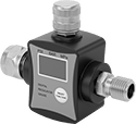 Image of Product. Knob with Digital Pressure Gauge. Front orientation. Digital Pressure Gauge. Compressed Air Regulators for Air-Powered Tools.