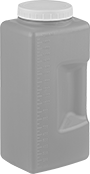 Image of Product. Front orientation. Jars. Graduated Plastic Jars, Style B.