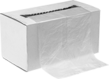 Image of Product. Trash Bags with Dispenser. Front orientation. Dispenser. Light Duty Trash Bags.