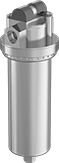 Image of Product. Front orientation. Compressed Air Filters. Heavy Duty Compressed Air Filters for Particle Removal, Opaque Bowl.