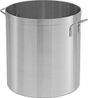 Image of Product. Front orientation. Tanks. Food and Beverage Round Metal Batch Tanks, Style B.