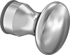 Sanitary Threaded-Hole Pull Knobs