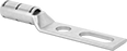 Image of Product. Front orientation. Terminals, Ferrules, and Lugs. Slotted Compression Lugs.