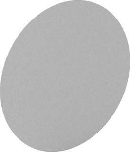 Image of Product. Back orientation. Plastic Adhesive-Back Sanding Disc, for Extra Smooth Finish, 5" Diameter, 240 Grit.