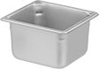 Image of Product. Front orientation. Pans. Food and Beverage Stainless Steel Pans, Style D.
