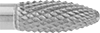 Image of Product. Front orientation. Burs. Burs for Masonry, Ceramics, and Composites, Flame, Diamond-Cut Tooth.