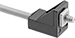 Image of Product. Front orientation. Proximity Sensors. Nonrotating Compact Tie Rod Air Cylinders.