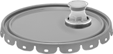 Image of Product. Lids with Spout. Front orientation. Pail Lids. UN-Compliant Shipping Pails for Tab-Lock Lids.
