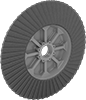 Trimmable Arbor-Mount Flap Sanding Discs