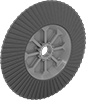 Trimmable Arbor-Mount Flap Sanding Discs