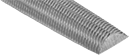 Image of Specification. Front orientation. ZoomedIn view. Half Round. Half-Round Files for Stainless Steel, Tapered File.