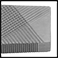 Image of Specification. Front orientation. ZoomedIn view. Contains Border. Double-Cut Face. Integrated-Handle Rectangular Files.