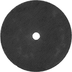 Image of Product. Front orientation. Cutoff Wheels. Straight Grinder Cutoff Wheels for Aluminum, Brass, and Copper.