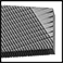 Image of Specification. Front orientation. ZoomedIn view. Contains Border. Single-Cut Face with Chip Breaker. Rectangular Files.